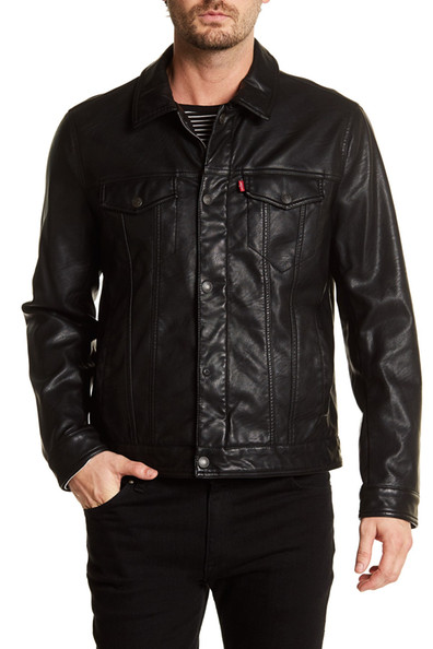 Classic Denim Style Leather Jacket - RAVEN | Leather Jacket & Goods ...