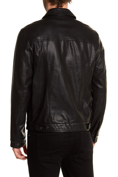 Classic Denim Style Leather Jacket - RAVEN | Leather Jacket & Goods ...