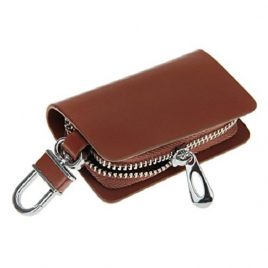 Brown Color Leather Key Case