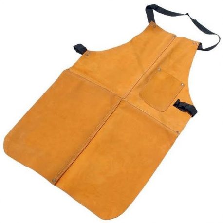Brown Color Suede Leather Apron