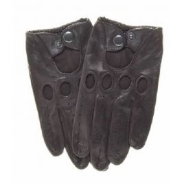 Dark Chocolate Color Fashionable Driving Gloves