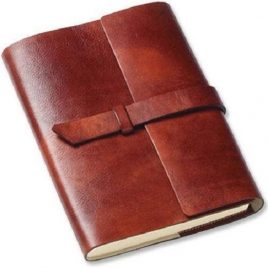 Duel Tone Reddish Leather Dairy Cover