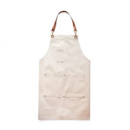 Fabric and Leather Mixed Industrial Apron