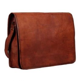 Flap Style Reddish Brown Basic Messenger Bag