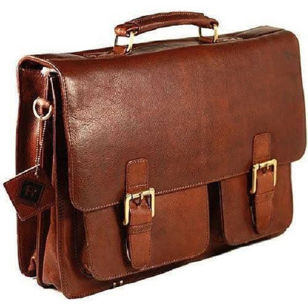 Formal Business Class Messenger Bag - RAVEN | Leather Jacket & Goods ...