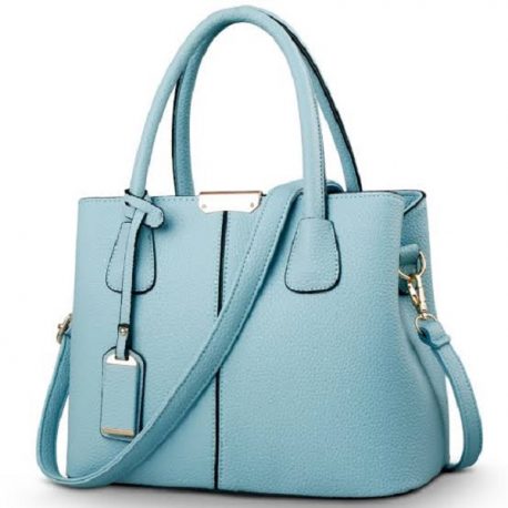 Ice Blue Color Ladies Converting Bag