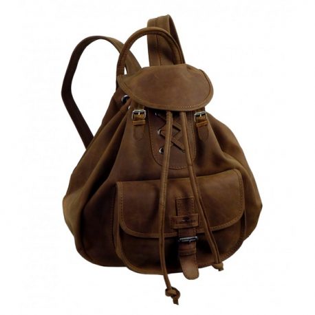 Mud Brown Shoulder Backpack