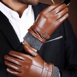 Reddish Dark Master Color Full Gloves