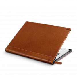Tan Color Plain Leather Dairy Cover