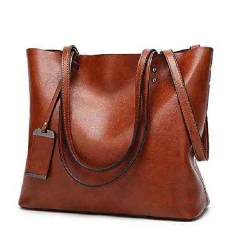 Top Handle Satchel Ladies Handbag with Shoulder Strap