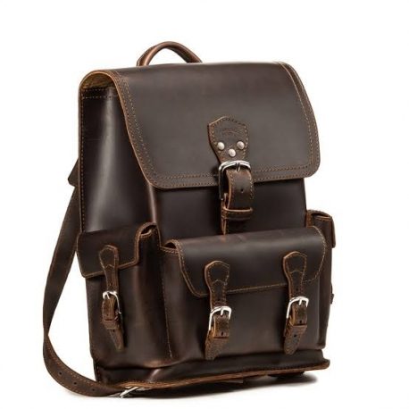 Vintage Dark Chocolate Color Stylish Backpack