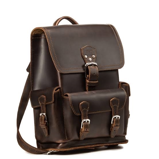 Vintage Dark Chocolate Color Stylish Backpack - RAVEN | Leather Jacket ...